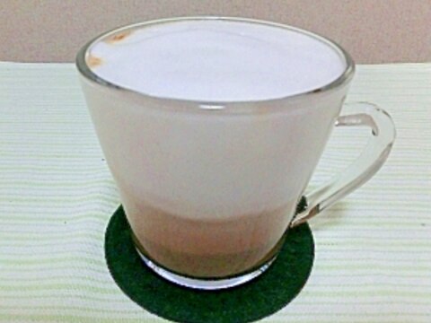 お家でもカフェのような♪ハニーカフェラテ